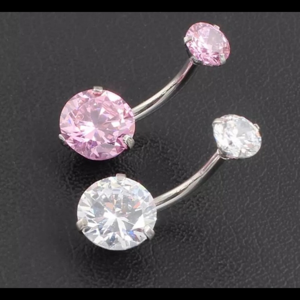 NEW Double Trouble Navel Piercing Duo Set - Belly Piercing